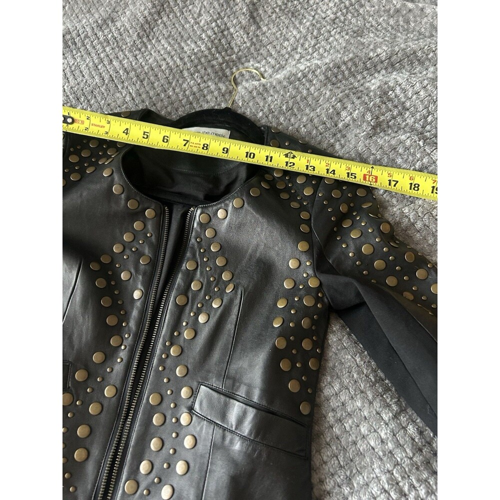 Gorgeous Lambskin leather Moto Jacket Studded XS - Picture 5 of 6